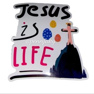 🌻2 for $9 or 4 for $15 🌻 Religious Decal for yeti laptop etc JESUS IS LI…